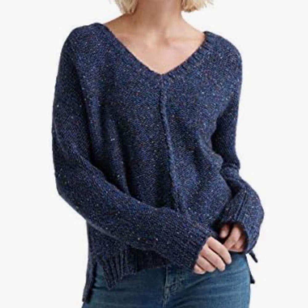 LUCKY BRAND, chunky, loose fit, wool blend sweater